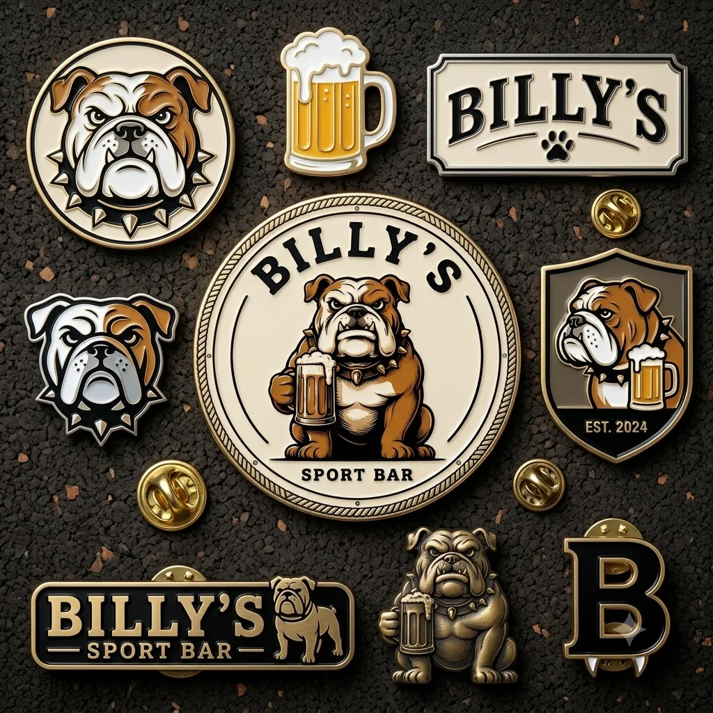 Billy's Sport Bar Pins